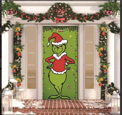 🎄 Funda premium para Puerta | ¡Transforma tu entrada al instante! 🎅