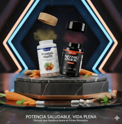 💪 COMBO MACHO SNAP: Nitric Oxide + Prostate Health 🌿
