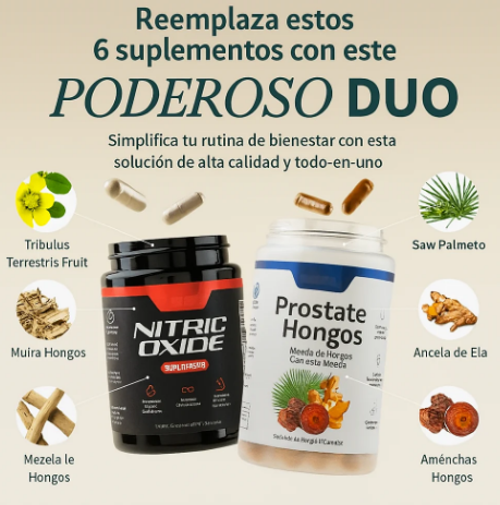 💪 COMBO MACHO SNAP: Nitric Oxide + Prostate Health 🌿