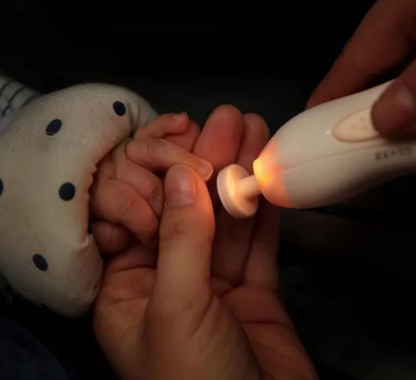 Cortauñas eléctrico para bebé 🍼 - Cuida sus manitos con ternura 💖