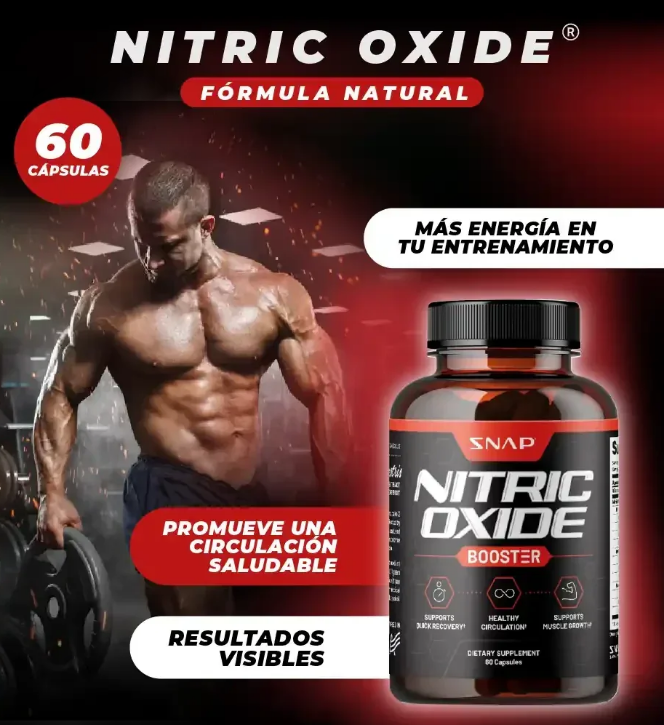 Nitric Oxide 💊 | Potencia y energía masculina 💪