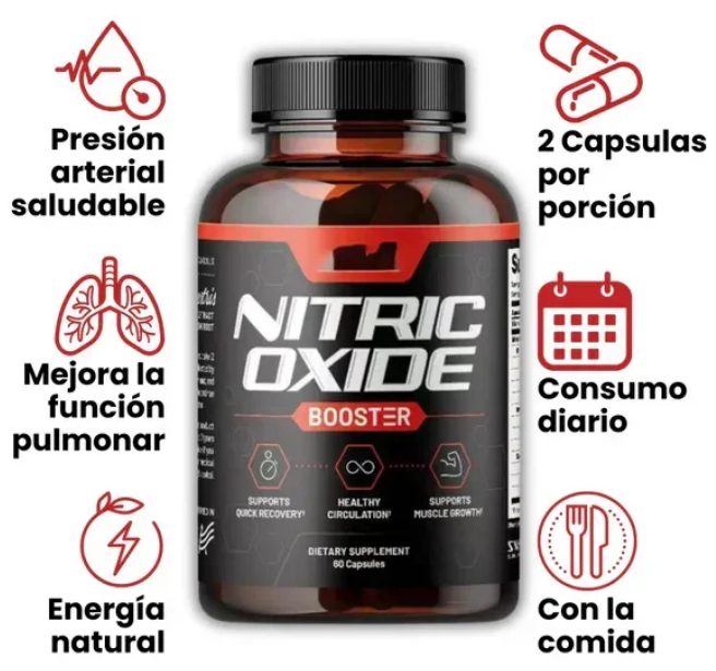 Nitric Oxide 💊 | Potencia y energía masculina 💪