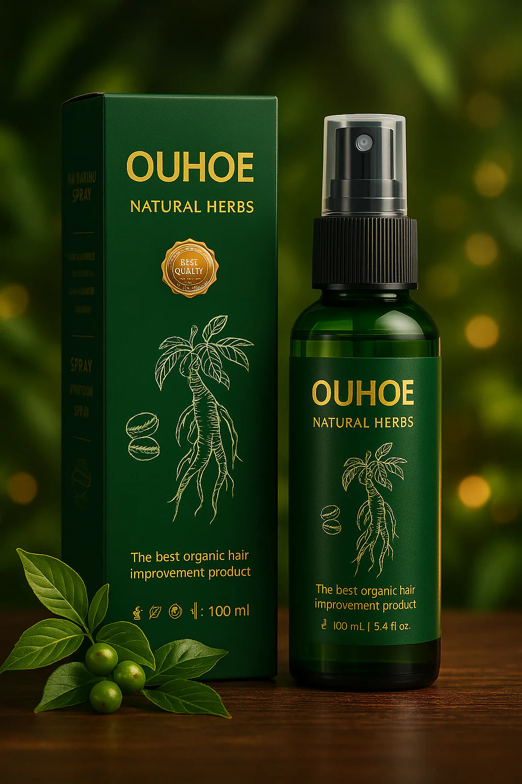 SPRAY CRECIMIENTO CABELLO OUHOE + ENVÍO GRATIS